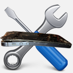 iPhone 5 törött LCD kijelző csere